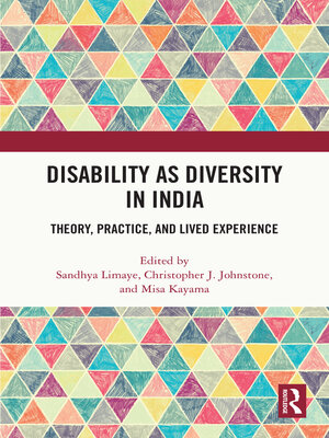 cover image of Disability as Diversity in India